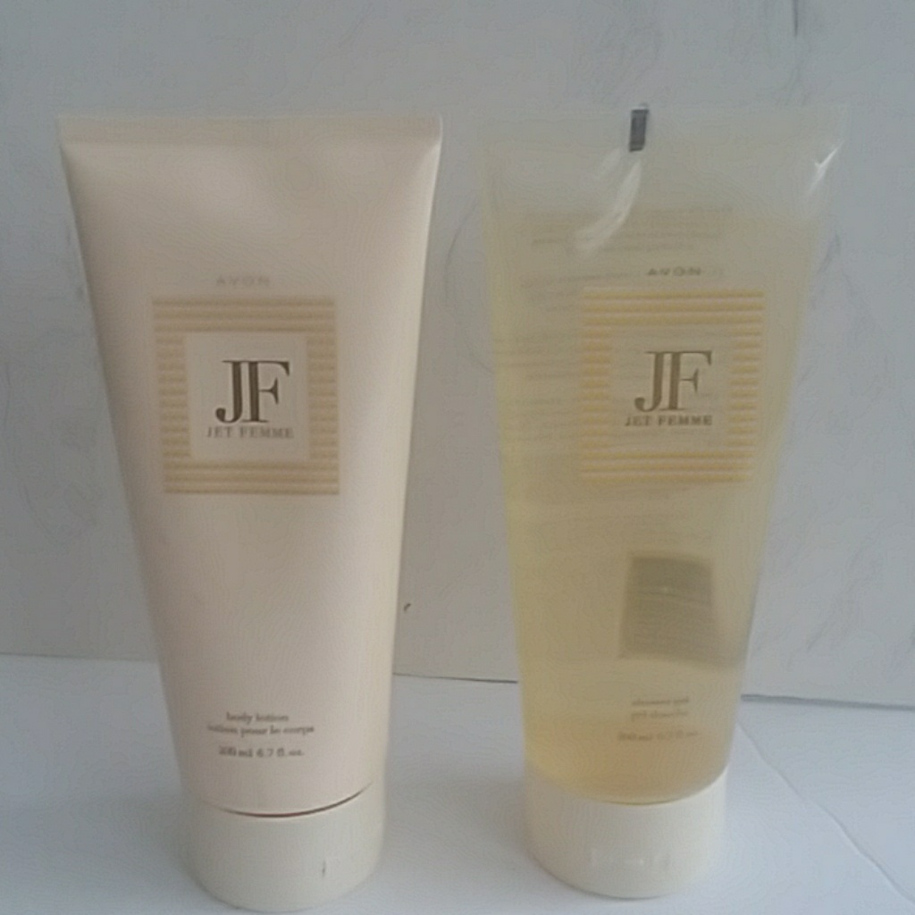 Rare Avon Jf Jet Them Body Lotion And Shower Gel